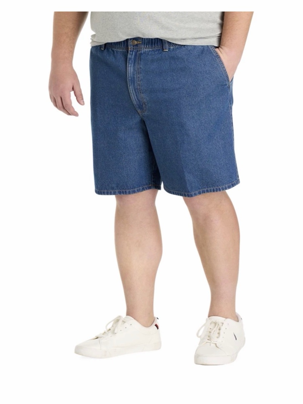 Harbor Bay, 2X, Men's Denim Shorts - big and tall, stonewash,DXL
